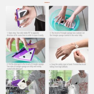 Triangle Magnetic Glass Cleaner