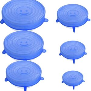6 Pcs Silicone Lid Cover