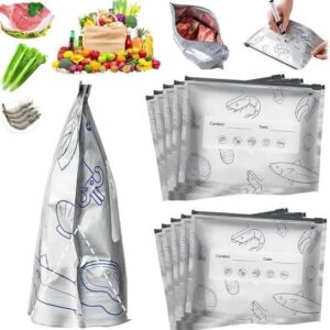 10 pcs Reusable Aluminum Foil Bag Food Storage Kitchenware