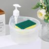 2 in 1 liquid soap dispenser