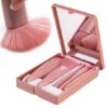 Makeup Brush Set With Mirror